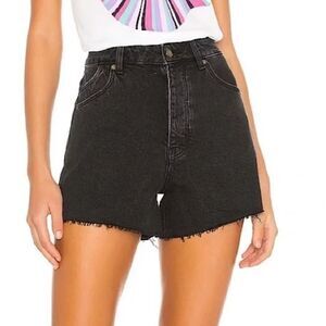 ROLLA'S Black Jean Shorts